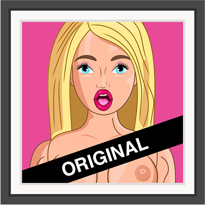 original_800 original crypto sex doll NFT, sex doll digital art, crypto sex art